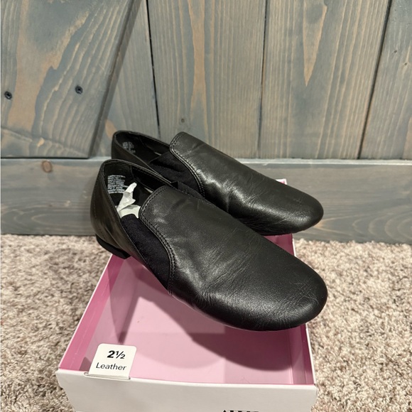 Black Neoprene Jazz Ballet Shoes - Size 2 1/2 Kids - Picture 4 of 5